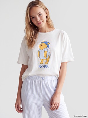 LC Waikiki Lcw Young Mavi Winnie The Pooh Baskılı Pijama Takımı
