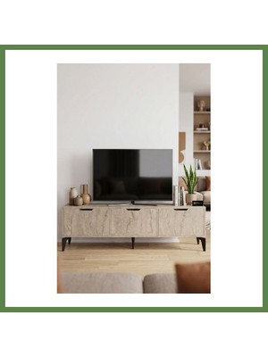Bezos Royal Tv Sehpası Suntalam Ekru 160X35 HB006