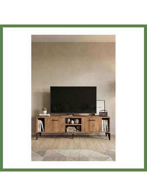 Bezos Linya Tv Sehpası Çok Renkli 160X35 cm HB006