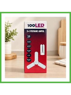 Bezos LED Pervane Ampul Büyük Boy 3+1 Arz