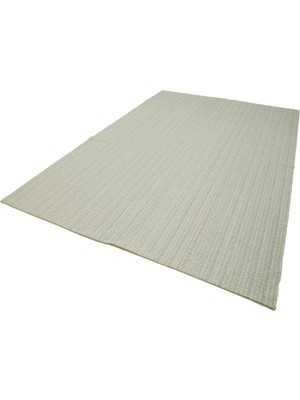 Bespoky Bej Kilim Salon Kilimi El Dokuma Modern Çizgili Kabartmalı Tasarım Dış Mekan