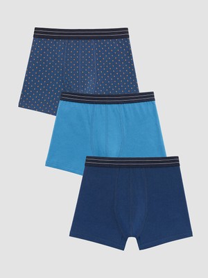 LC Waikiki Lc Waıkıkı Karışık Pamuklu Esnek Erkek Boxer 3'lü Paket