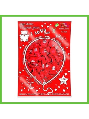 Bezos I Love You Seni Seviyorum Balon Dmc