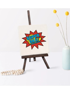 BK Gift Babalar Gününe Özel Süper Baba Şovaleli Doğal Taş - 1
