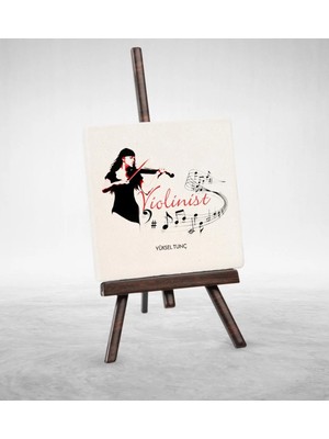 BK Gift Kişiye Özel Mesleki Violinist Şovaleli Doğal Taş