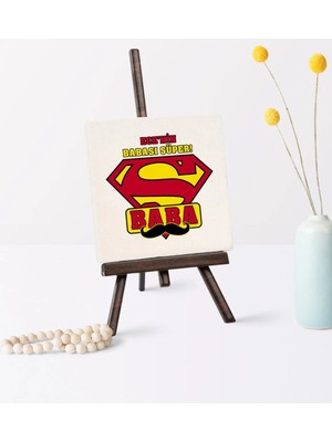 BK Gift Babalar Gününe Özel Süper Baba Şovaleli Doğal Taş - 3