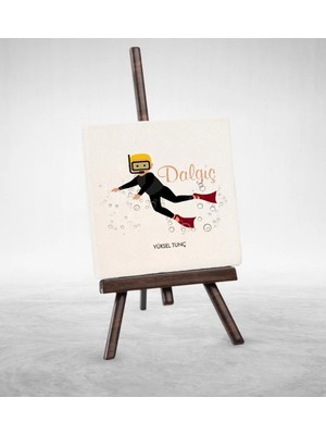 BK Gift Kişiye Özel Mesleki Dalgıç Şovaleli Doğal Taş