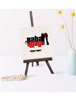 BK Gift Babalar Gününe Özel Baba Adayı Şovaleli Doğal Taş - 4