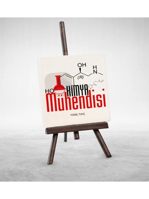 BK Gift Kişiye Özel Mesleki Kimya Mühendisi Şovaleli Doğal Taş - 2