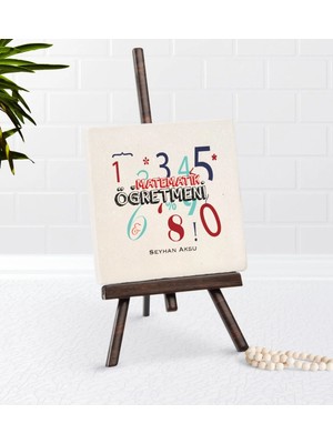 BK Gift Kişiye Özel Matematik Öğretmeni Şovaleli Doğal Taş-4