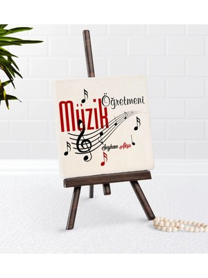 BK Gift Kişiye Özel Müzik Öğretmeni Şovaleli Doğal Taş