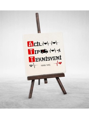 BK Gift Kişiye Özel Mesleki Acil Tıp Teknisyeni Şovaleli Doğal Taş - 3