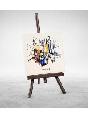 BK Gift Kişiye Özel Mesleki Iç Mimar Şovaleli Doğal Taş - 4