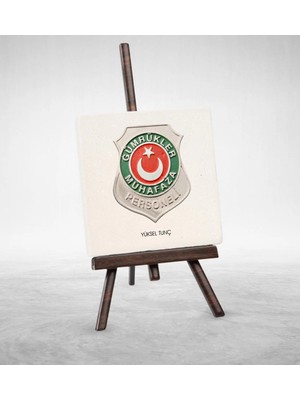 BK Gift Kişiye Özel Mesleki Gümrükler Muhafaza Personeli Şovaleli Doğal Taş