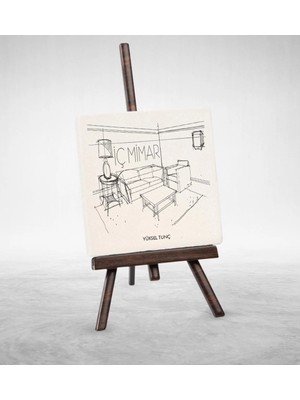 BK Gift Kişiye Özel Mesleki Iç Mimar Şovaleli Doğal Taş - 5