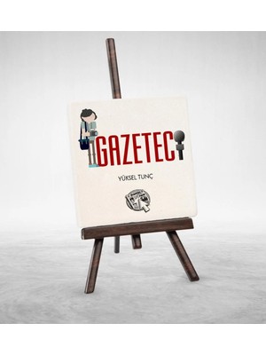 BK Gift Kişiye Özel Mesleki Gazeteci Şovaleli Doğal Taş