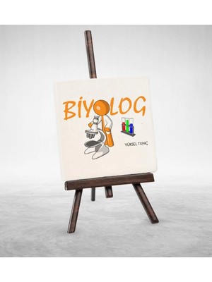 BK Gift Kişiye Özel Mesleki Biyolog Şovaleli Doğal Taş