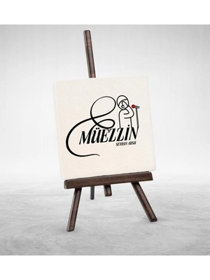 BK Gift Kişiye Özel Mesleki Müezzin Şovaleli Doğal Taş - 1