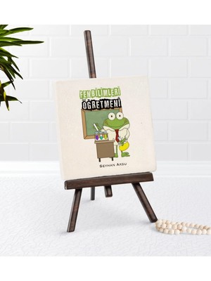 BK Gift Kişiye Özel Fen Bilimleri Öğretmeni Şovaleli Doğal Taş-2