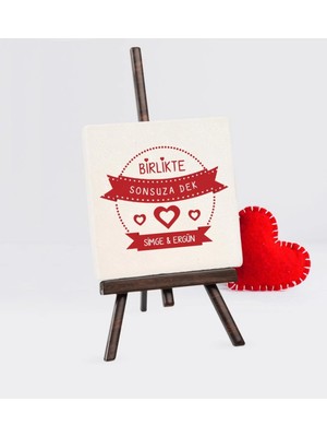 BK Gift Kişiye Özel Sevgililer Günü Tasarımlı Şovaleli Doğal Taş - 59