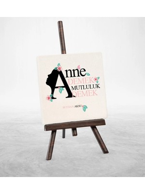 BK Gift Kişiye Özel Anne Demek Mutluluk Demek Şovaleli Doğal Taş