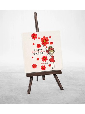 BK Gift Kişiye Özel Bugün Günlerden Annem Şovaleli Doğal Taş - 2