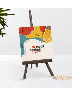 BK Gift Kişiye Özel En Iyi Öğretmen Şovaleli Doğal Taş-5