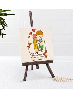 BK Gift Kişiye Özel Canım Öğretmenim Şovaleli Doğal Taş-4