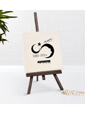 BK Gift Kişiye Özel Atatürk Temalı Şovaleli Doğal Taş-5