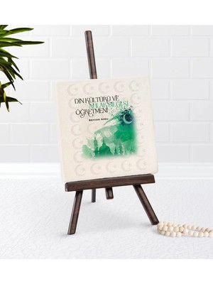 BK Gift Kişiye Özel Din Kültürü ve Ahlak Bilgisi Öğretmeni Şovaleli Doğal Taş-4