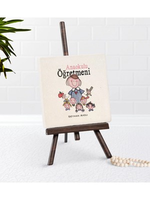 BK Gift Kişiye Özel Anaokulu Öğretmeni Şovaleli Doğal Taş-2