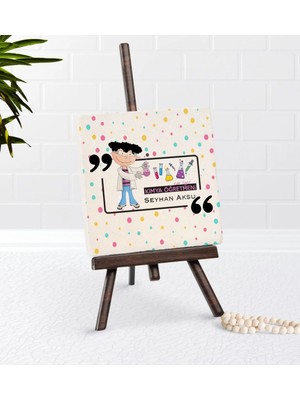 BK Gift Kişiye Özel Kimya Öğretmeni Şovaleli Doğal Taş-2