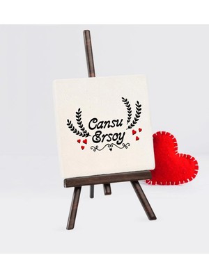 BK Gift Kişiye Özel Sevgililer Günü Tasarımlı Şovaleli Doğal Taş - 32