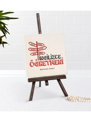 BK Gift Kişiye Özel Ingilizce Öğretmeni Şovaleli Doğal Taş-1