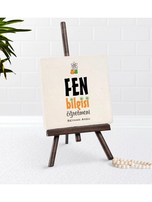 BK Gift Kişiye Özel Fen Bilgisi Öğretmeni Şovaleli Doğal Taş