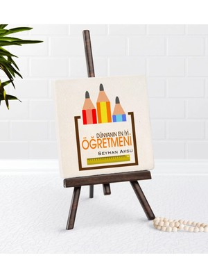 BK Gift Kişiye Özel Dünyanın En Iyi Öğretmeni Şovaleli Doğal Taş-20