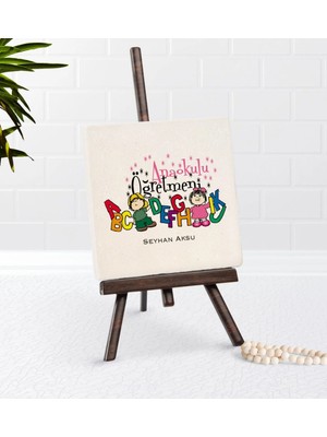 BK Gift Kişiye Özel Anaokulu Öğretmeni Şovaleli Doğal Taş-4