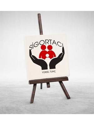 BK Gift Kişiye Özel Mesleki Sigortacı Şovaleli Doğal Taş