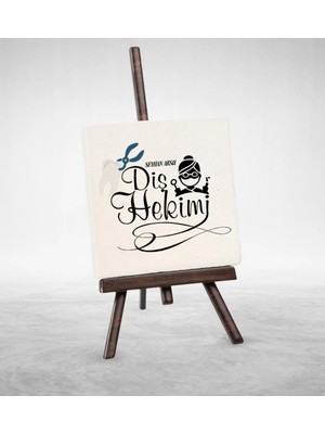 BK Gift Kişiye Özel Mesleki Diş Hekimi Şovaleli Doğal Taş - 2