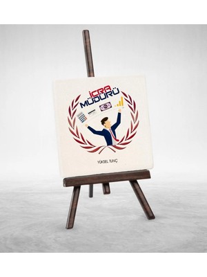 BK Gift Kişiye Özel Mesleki Icra Müdürü Şovaleli Doğal Taş