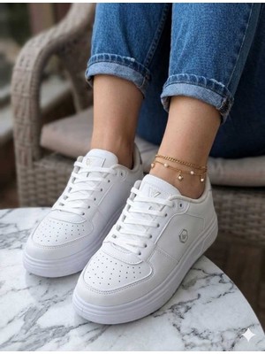 Mcdark Kadın Beyaz Mevsımlık Sneaker Ayakkabı