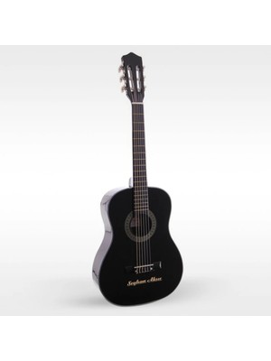 BK Gift Kişiye Özel Çocuk Gitarı (Siyah)