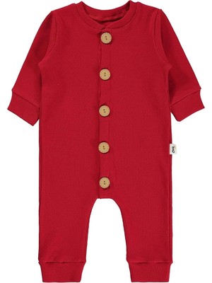 Tr Baby Erkek Bebek Zıbını, Düz Basic, 6-9 Ay, Kırmızı