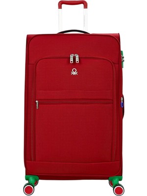 United Colors Of Benetton Trolley 70 cm Kırmızı Unisex Valiz
