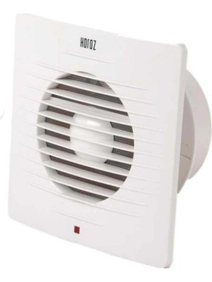 Horoz 150 mm Kare Banyo Aspiratörü Beyaz Tuvalet Fanı