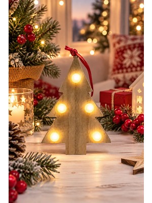Çamağacı LED Işıklı Yılbaşı Ağaç Süsü