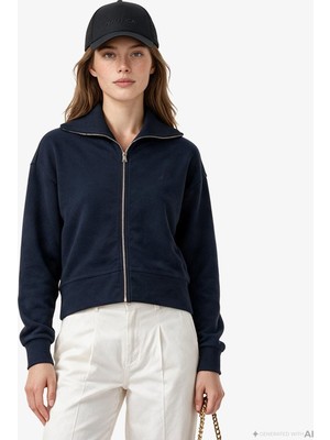 Nautica Kadın Lacivert Sweatshirt 67K751T.4NS