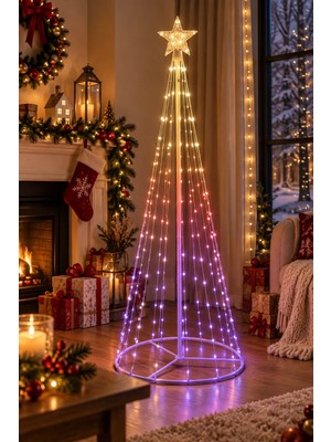 Magicledcorner Smart Rgb LED Işıklı Çamağacı Çerçeve 120CM 32 Animasyon