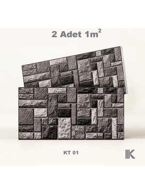 Kumlu Strafor Duvar Paneli Karetaş Desenli 100 × 50 × 2 cm – 12 Adet / 6 M² - KT01 - Lacivert