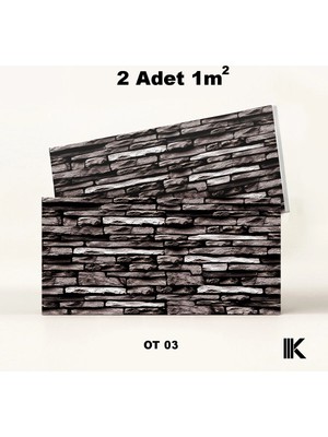 Kumlu Strafor Duvar Paneli Oymataş Desenli 100 × 50 × 2 cm – 12 Adet / 6 M² - OT03 - Bordo